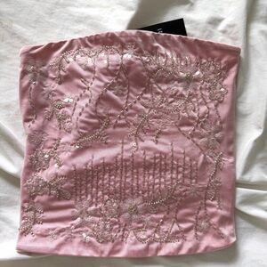 Forever 21 Pink Beaded Tube Top 🩷